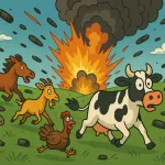 Play Crazy Cow 3D Game